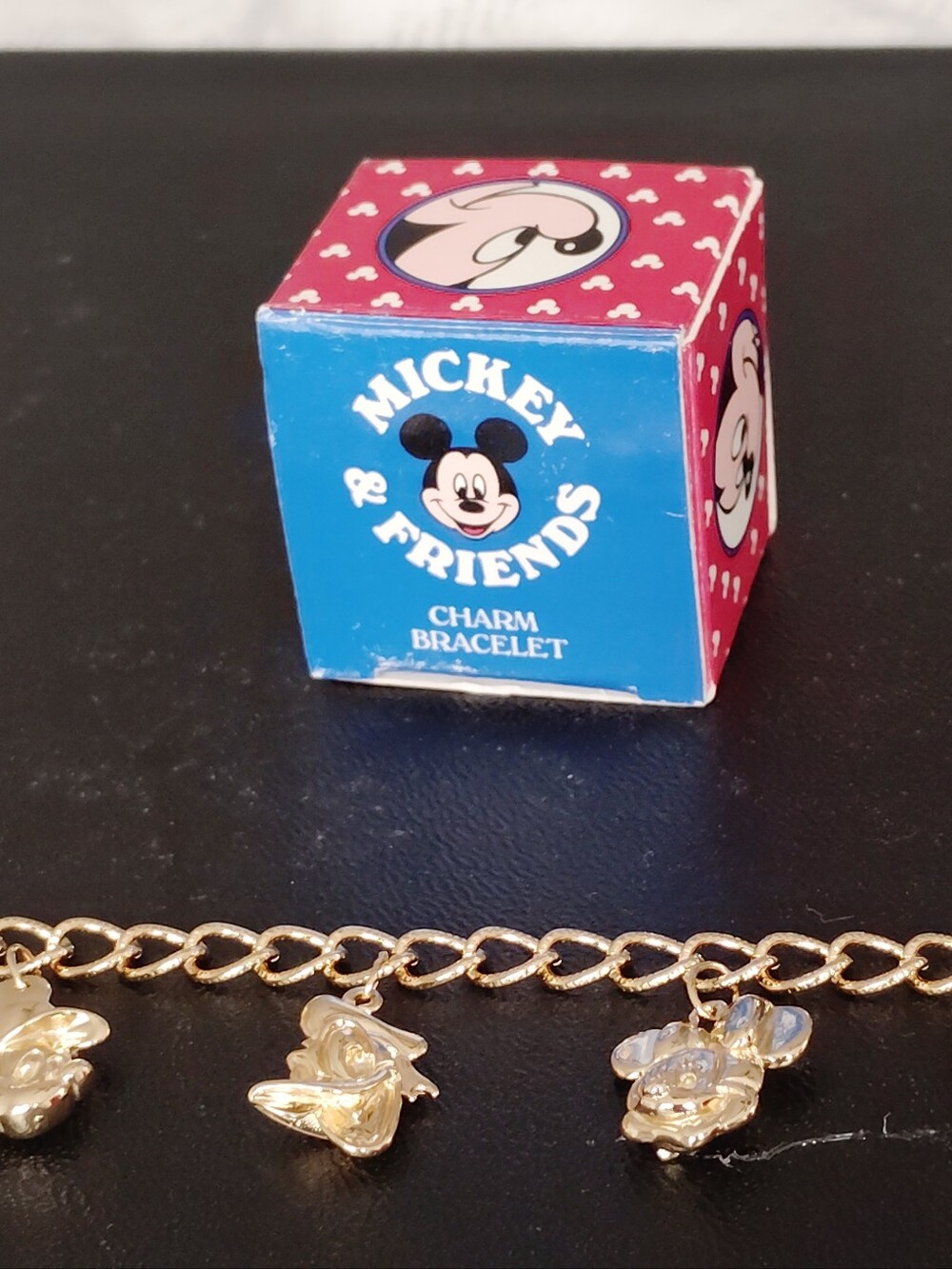 Official Disney NWT Gold-Tone Charm Bracelet